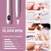 Tk Goodies Lima Eléctrica de Uñas Modelo Nuevo Máquina Pulidora de Uñas Herramienta Portátil para Manicura y Eliminación de Uñas Set de Máquina para Uñas