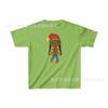Camiseta de fiesta familiar navideña para niña pequeña con estampado, ropa para niños, top de manga corta, ropa infantil personalizada, Europa y América