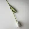 Enfeites Decorativos Transfronteiriços, Flores Tulipa de Borracha Macia PU, Buquês de PE, Flores Artificiais de Silicone, Decorações para Casa, Decorações de Casamento