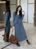 Elegante Conjunto de Blazer con Solapa y Falda para Mujer, Primavera Tallas Grandes, Estilo Coreano, Conjunto de Dos Piezas Adelgazante