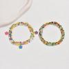 Joyería Transfronteriza Europea y Americana Verano Combinación Total Flor Pequeña Cuentas de Arroz Enlace de Pie Pulsera Creativa Multiusos Moda de Playa Set de Dos Piezas