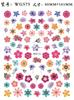 Flores da Primavera e Adesivos de Unha E-commerce Transfronteiriço Flores para Unhas Flores da Primavera e Adesivos de Unha WG563-580