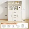 Mesa de Comedor Integrada Multifuncional Gabinete de Almacenamiento Estante de Almacenamiento para Juguetes de Bebés y Niños Gabinete de Almacenamiento de Pie para Artículos de Bebé