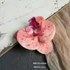 Flor de Phalaenopsis simulación accesorios de pared de flores material de flor DIY hecho a mano decoración de boda pétalos de flor material para pasador de pelo tocado