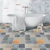 Pegatinas de Línea de Guía de Onda para Azulejos de Piso, Decoración de Rodapié Resistente al Desgaste para Sala de Estar, Pegatinas de Piso, Pegatinas de Pared Autoadhesivas para Piso de Azulejo, Pegatinas de Línea de Cintura