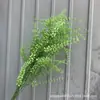 Plantas Verdes Simuladas de Floresta, Decoração de Teto Verde Fresco para Salão de Casamento, Arranjo de Flores Estilo Normcore, Guia de Estrada para Exterior, Flores Artificiais