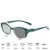 Óculos de Sol Polarizados Anti-Reflexo UV400 com Lentes Fotocromáticas e Proteção contra Vento Pós-Cirurgia Refrativa
