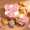 Serie de Halloween Molde para Galletas Bola de Cristal Simulación DIY Patrón de Luna y Estrella Molde de Corte Tridimensional Horneado de Galletas