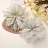 Estilo Chino Hada Gradiente Lirio Araña Luz de Hada Tul Flor Flor de Gasa DIY Pasador de Pelo Accesorio para el Cabello Vestido Ropa Accesorios de Flor