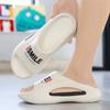 Pantuflas Dropshipping Nuevo Estilo Pareja Verano Uso Exterior Hogar Interior Suela Gruesa Antideslizante Súper Suave Deportes Una Línea Pantuflas de Playa