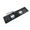 Câmera para moldura de placa de licença europeia com 8 luzes LED Visão noturna HD Moldura de placa de licença europeia Câmera de ré para carro