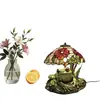 Artesanato Criativo de Resina Transfronteiriço Sapo sob Guarda-chuva Decoração de Mesa para Casa Lado da Cama Luminária de Mesa Ornamento Decorativo Fofo
