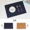 Tapete de Mesa para Computador de PVC, Mouse Pad Impermeável e Resistente a Óleo, Padronizado, Textura Suave tipo Cortiça, Base de Mesa de PVC Anti-Manchas