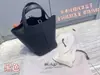 Bolso tipo cesta 2025H Marca Tc Piel de Vaca Semi-cosido a mano Hilo encerado para Mujer, Bolso cubo de alta gama con herrajes de acero, Bolso de mano, Bolso tote