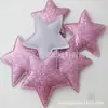 Parche de Tela Brillante de Estrella de Cinco Puntas Colorida de Aproximadamente 4.2 cm, Decoración de Accesorio para el Cabello de Estrella, Accesorios para Ropa