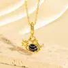 Colar Cruzado Novo Estilo Luxo Leve Esmalte Gota Diamante Cravejado Coração Futebol Flor Nicho Alto Padrão Versátil Corrente para Suéter DIY