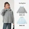 Casaco infantil Pudding Haru, forrado com fleece, espesso, repelente à água, novo modelo de inverno 2026, casaco infantil quente dupla face