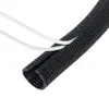 Tubo corrugado de PP retardante de chamas, mangueira flexível à prova de fogo e à prova d'água, tubo para passagem de cabos com abertura, tubo corrugado de plástico de nylon para aplicações elétricas