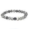 Amazon Nueva Pulsera de Cuentas de Piedra de Ojo de Tigre de 8 mm Pulsera Clásica Magnética para Hombre Pulsera Transfronteriza
