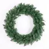 Especializado en Comercio Exterior, Coronas de Navidad Transfronterizas, Coronas de Hierba Verde Puntiaguda de PVC, Decoraciones Festivas Artificiales Ecológicas, Venta al por Mayor desde Fabricantes