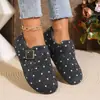 Outono 2026 Novos Mocassins Mary Jane Bolinhas Confortáveis Slip-on Tira com Fivela Tamanho Grande Comércio Exterior Confortáveis para Dirigir Sapatos Femininos
