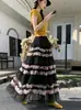 Diseño de Nicho Falda Larga para Mujer Primavera 2026 Nuevo Estilo Dulce Falda Plisada Holgada Adelgazante Casual Falda Larga