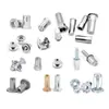 Tuerca remachable no estándar tornillo remachable hexagonal parcial personalizado capuchón de aluminio remachable procesamiento personalizado remache de acero inoxidable