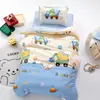 Conjunto de Colcha de Três Peças para Jardim de Infância, Roupa de Cama Infantil 100% Algodão, Conjunto de Seis-Sete Peças, Roupa de Cama Especial para Bebê para a Hora da Soneca no Jardim de Infância