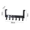 Gancho trasero para puerta sin costuras, para el hogar, sin perforaciones, para dormitorio, estante de almacenamiento superior, colgador de pared, gancho creativo, colgador