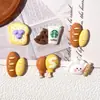Desenho Frango Perna Dumpling Pão Artesanal DIY Material Capa de Celular Ímã de Geladeira Faixa de Cabelo Acessório de Cabeça Adesivo para Copo d'Água Atacado