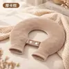 Bolsa de agua caliente en forma de U para rellenar con agua para compresa caliente en la columna cervical fisioterapia especial a prueba de explosiones engrosada protector de hombros y cuello calentador de cuello almohada