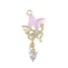 Colgante Mariposa Luna Barroca Colgante Aleación Joyería Accesorios Pulsera Hecha a Mano Collar Pendientes Accesorios DIY