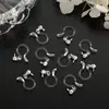 Acessórios para Brincos DIY Clipe de Orelha U-Shaped de Resina Japonês e Coreano Invisível Conversor para Brincos de Argola de Metal Brincos Sem Furo