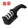 Afilador de Cuchillos para el Hogar, Piedra de Afilar, Gadgets de Cocina, Herramienta de Afilado Rápido Manual Multifuncional de Tres Etapas Venta al por Mayor