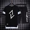 Conjunto deportivo de verano para hombre, camiseta de manga corta para adolescentes, estudiantes de secundaria, moda masculina, conjunto atractivo