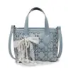 Exquisito Bolso Pequeño de Mezclilla para Mujer 2025 Nuevo Verano Versátil Bolso de Hombro Cruzado con un Toque de Lujo y Diseño de Cubo de Mano