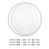 Estilo Europeu Conta de Vidro Ponto Folheado a Ouro Prato Ocidental Prato para Bife Prato de Salada Jantar Ocidental Prato Elegante Base para Prato