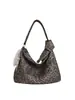 Nova Bolsa de Ombro Estampada de Leopardo para Mulheres Primavera 2026, Bolsa Tote Grande para o Dia a Dia Estilo Coreano, Bolsa de Braço Versátil de Alta Qualidade