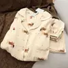 Pijama Moderno Feminino Cor Creme com Dachshund, Conjunto de Shorts de Manga Curta para Verão, Pode Ser Usado Fora de Casa, Peça Única de Homewear