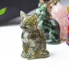 [Adornos de Gato de la Suerte] Resina Tallada a Mano Mascota de la Suerte Decoración para Hogar y Tienda Creativo