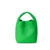 Bolsas Personalizadas para Mujer, Diseño Coreano de Nicho, Bolsos Tejidos a Mano de Cesta de Verduras, Bolsos Cubo Texturizados de Moda