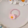 Acessórios de cabelo infantis transfronteiriços europeus e americanos, elásticos de cabelo, enfeites de cabelo para meninas, cordões de cabelo flor de acrílico fofos