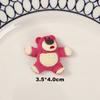 Serie Oso Fresa Parche m Frijol Accesorios de Resina DIY Pegamento Crema Funda para Teléfono Móvil Vaso de Agua Pasador Diadema
