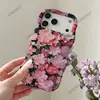 Capa Colorida Floral Popular para iPhone 17, Capa Protetora Wave Duas em Uma, Feita Sob Medida