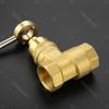 Válvula de cobre GB 59-1 con válvula de compuerta de bloqueo antirretorno, llave para medidor de agua potable, encriptación frontal, antirrobo, latón, bloqueo magnético