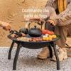 Churrasqueira, fogão, jardim, churrasqueira, rack, mesa, carvão, fogão interno, chá, cozinhar, aquecimento ao ar livre, lenha, fogão de camping