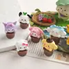Acessórios de Resina DIY Desenho Animado Tridimensional Pequeno Europeu Vaso de Flor Grampo de Cabelo Capa de Celular Corrente de Sapato Pingente Chaveiro Acessórios