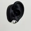 Moda Europeia e Americana Brincos Longos Irregulares Plissados Ear Cuff para Mulheres Luxo Leve Temperamento de Nicho Brincos de Agulha de Prata de Alta Qualidade Joias para Orelha