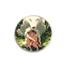 Insignias de la Serie Chica del Bosque y Lobo Blanco, Merchandising de Anime, Ropa Creativa de Nicho, Accesorios para Bolsas al por Mayor