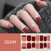 ZA - Adhesivo para uñas blanco sin hornear, totalmente impermeable, parche para decoración de uñas, sensación avanzada, simple, pegamento para esmalte de uñas al por mayor